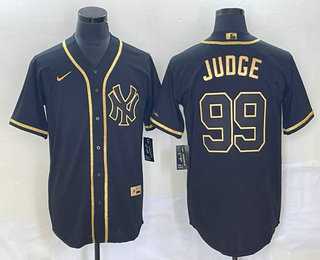 Men's New York Yankees #99 Aaron Judge Black Gold Stitched MLB Cool Base Nike Jersey,We sell and wholesale Men's New York Yankees #99 Aaron Judge Black Gold Stitched MLB Cool Base Nike Jersey on line form chian!